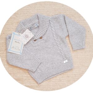 jersey cuello cruzado y botones cucumines