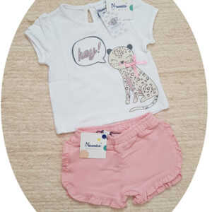 conjunto rosa con leopardita cucumines